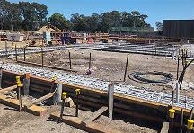 Warehouse slab set-out at Workspace Strathfield